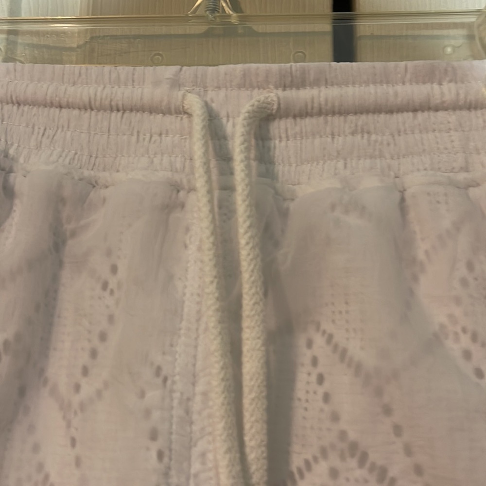 Free People FP Movement White Athletic Shorts Drawstring Waistband Small Y2K? - Picture 5 of 16